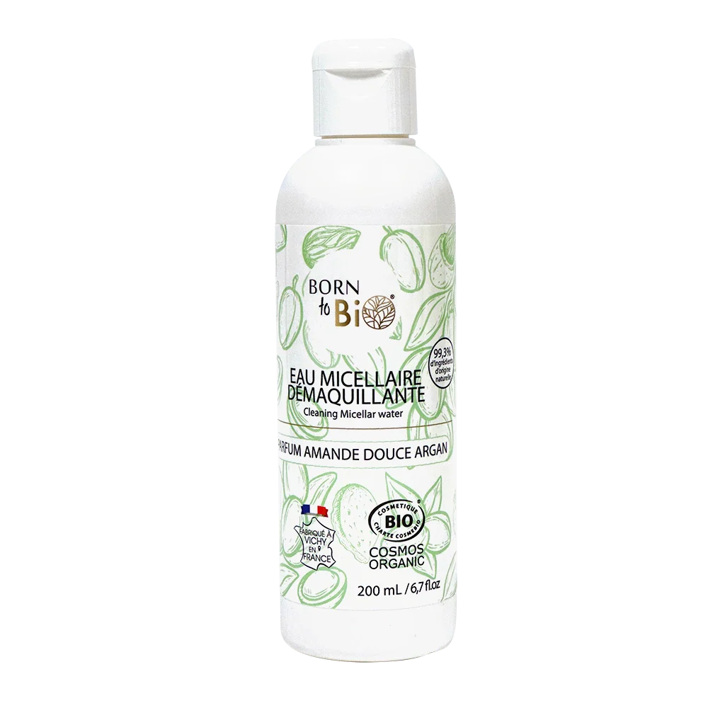 Micellar Cleansing Water with Sweet Almond and Argan Oil - Certified Organic