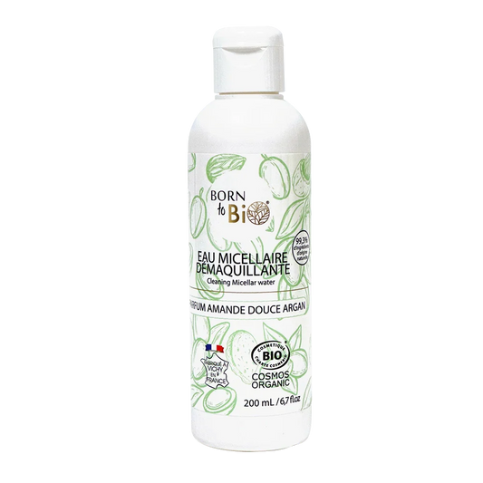 Micellar Cleansing Water with Sweet Almond and Argan Oil - Certified Organic