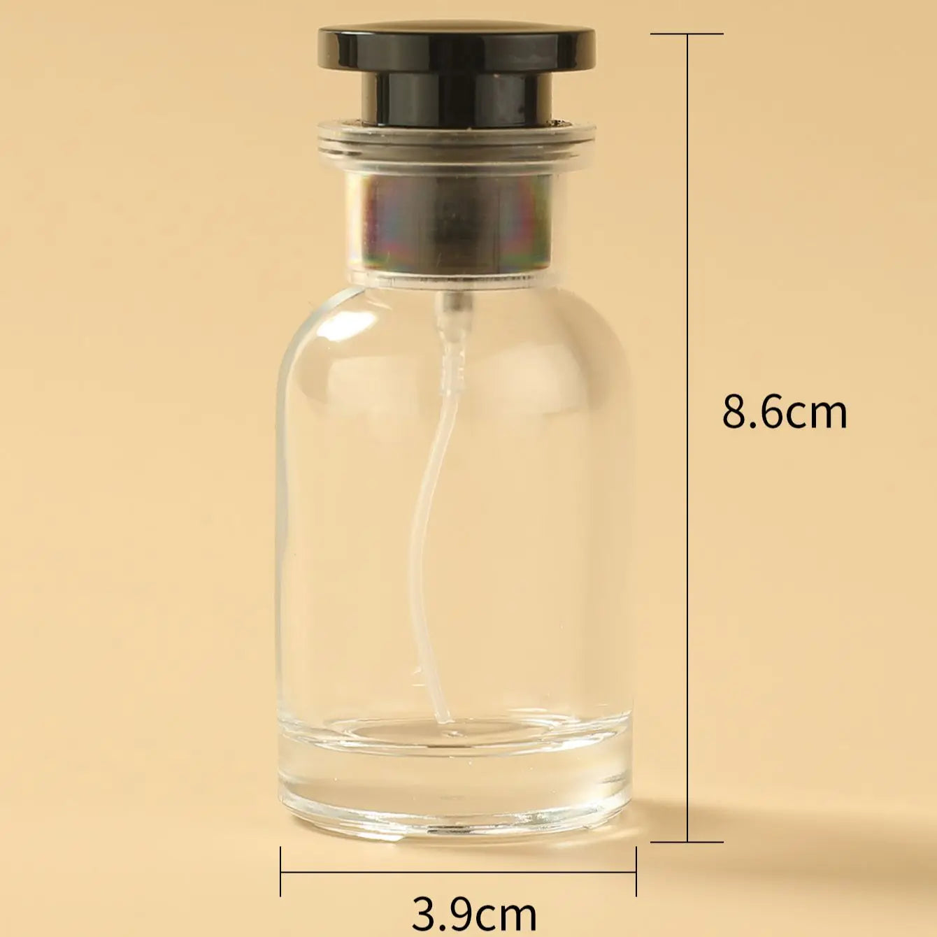 30ML Atomizer Perfume Spray Bottle For Travel Clear Empty Cologne Dispenser Portable Glass Sprayer For Toner Cosmetics