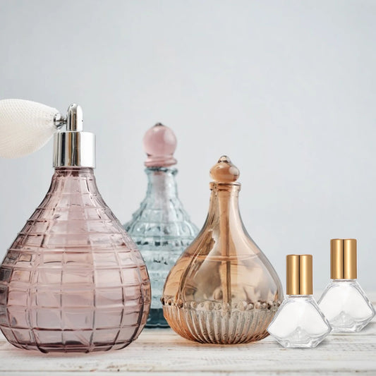 12Pcs 8ml Glass Mini Essential Oil Roller Ball Bottles Leakproof Travel Perfume Subpackaging Roller Bottles Perfume Bottle Kit