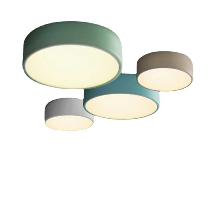 Nordic minimalist modern designer living room bedroom study home macaron color LED ceiling light