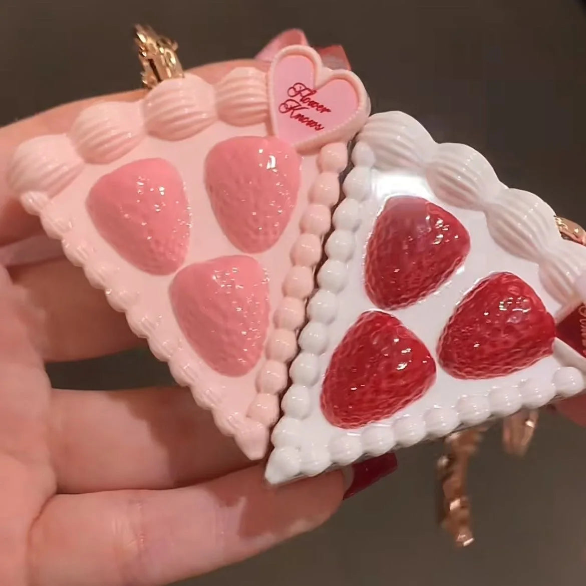 Flower Knows Strawberry Cupid Solid Perfume Balm Cute Portable Hand Cream Decorative Pendant Perfumes Convenient On-the-Go