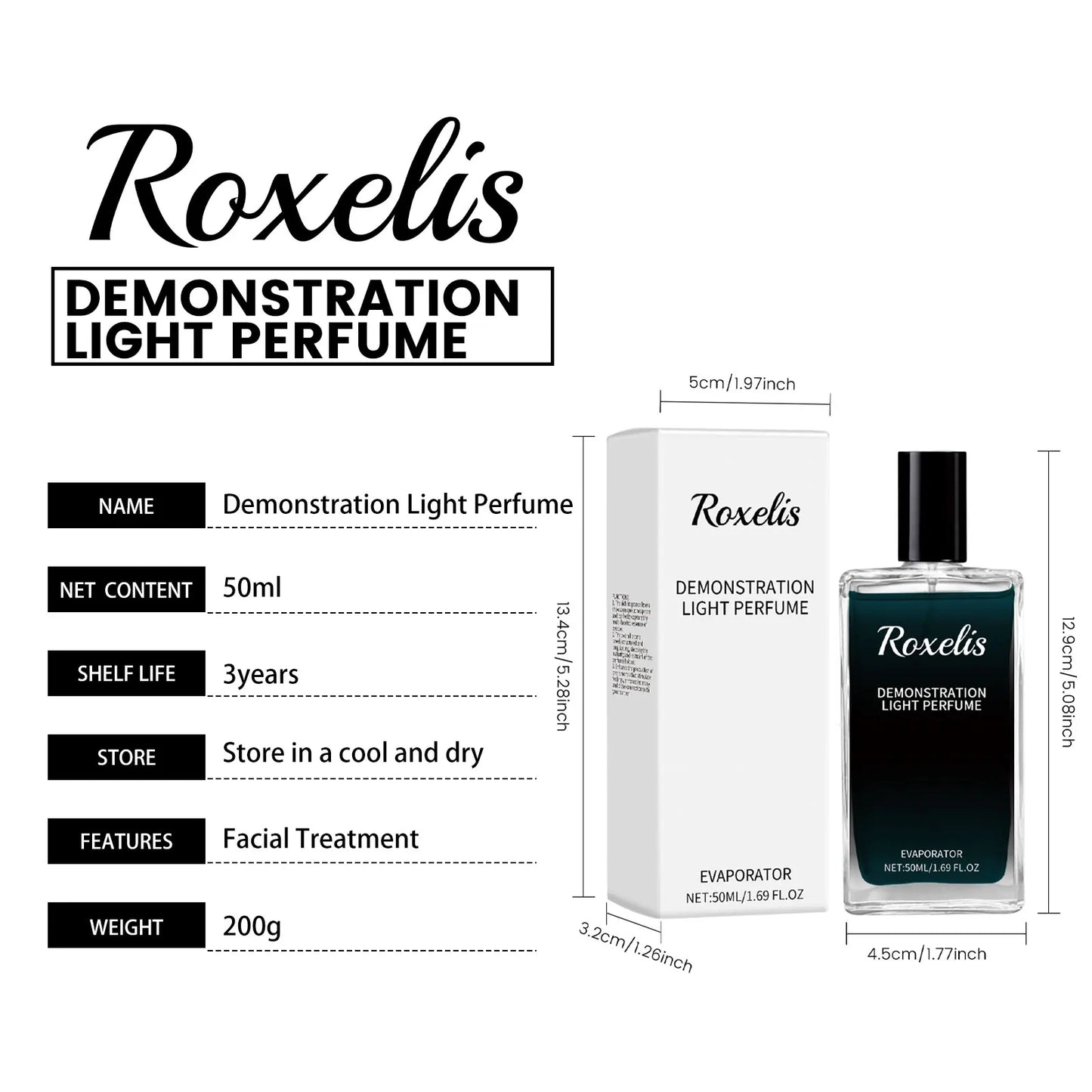 Roxelis 50ml Men Cologne Charming Perfume Lasting Pheromone Scent Sandalwood Dating Glamour Deodorant Charming Body Perfume