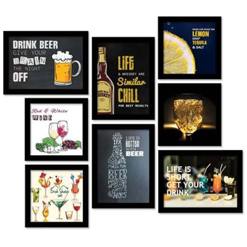 Restaurant Bar Theme Framed Wall Posters / Painting for Kitchen / Room