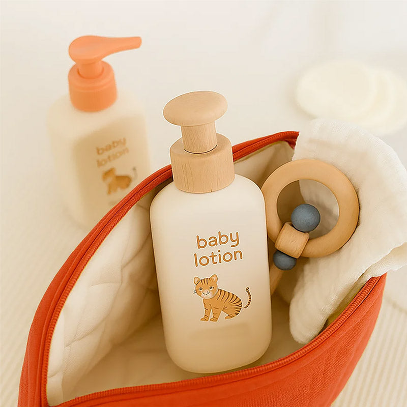 trousse de toilette en coton bio Fraise papate