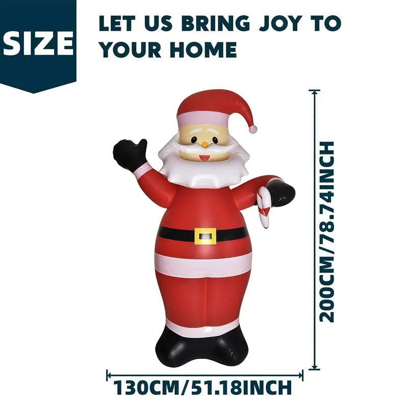 Inflatable Santa Claus Outdoor Christmas Decoration