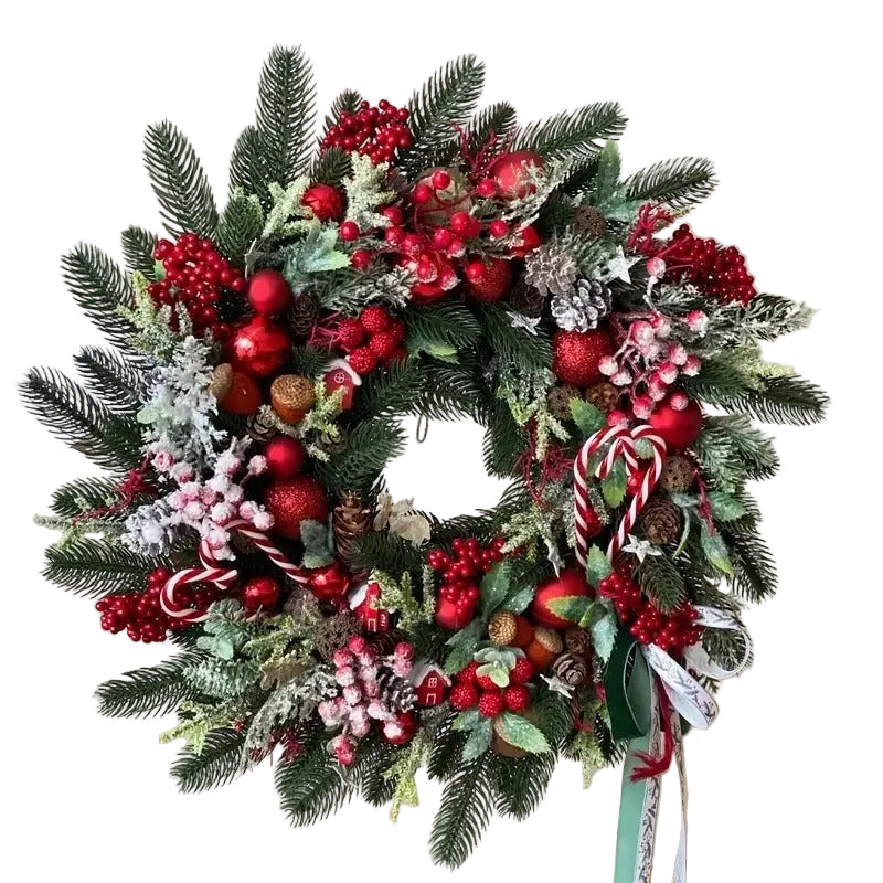 NNETM Christmas Wreath Door Hanging Decoration