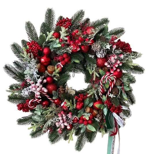 NNETM Christmas Wreath Door Hanging Decoration