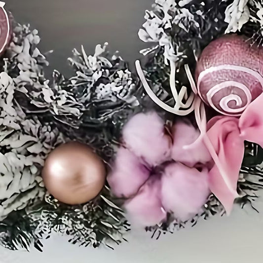 Christmas Snowflake Wreath Holiday Decoration