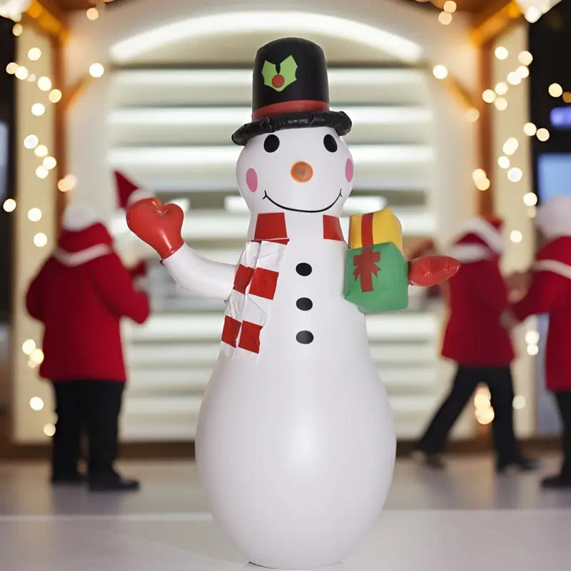 NNETM Inflatable Christmas Snowman Yard Decoration