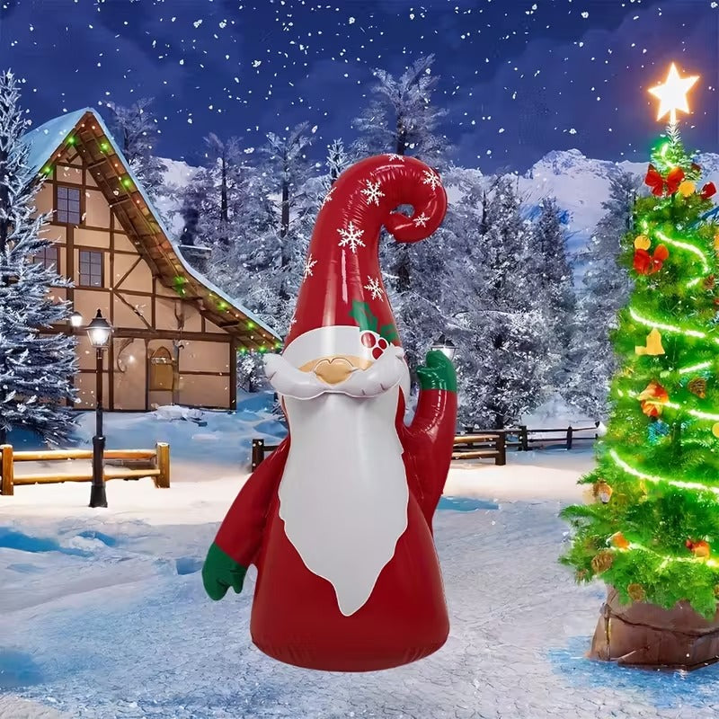 NNETM Inflatable Christmas Gnome Garden Decoration