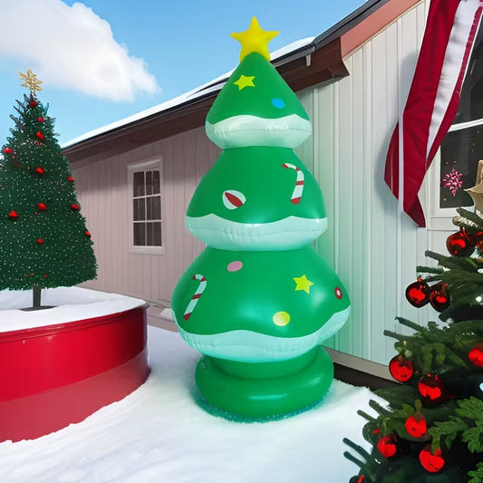 Inflatable Star Tree Top Christmas Decoration