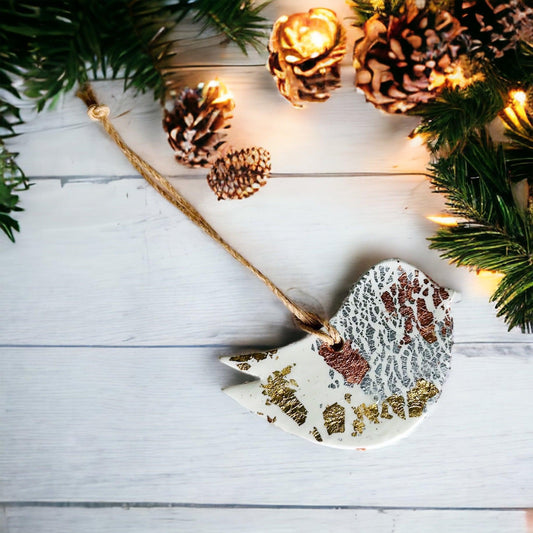 Dove Christmas Ornament, Minimalist Decoration